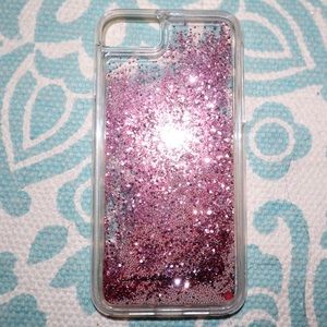 casemate pink glitter waterfall iphone7 phone case
